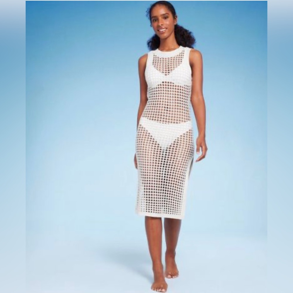 Shade&Shore Crochet Cover Up Dress